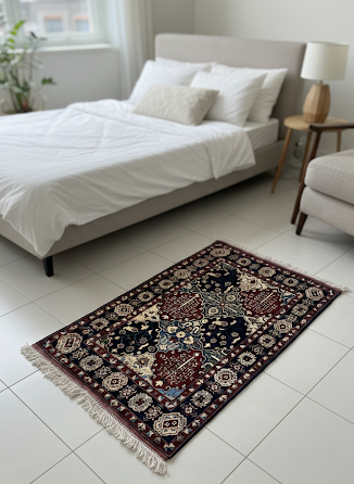 Tapis Afghan Aymaq Fait Main