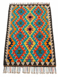 Kilim Afghan Andkhoi Fait Main 100% Laine 