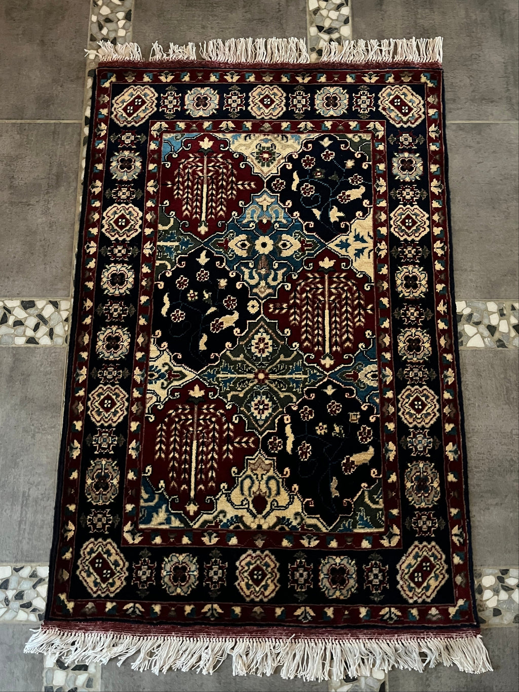 Tapis Afghan Aymaq Fait Main