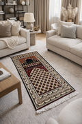 Tapis de prière afghan artisanal en laine fait main 143x83cm - Woolistan